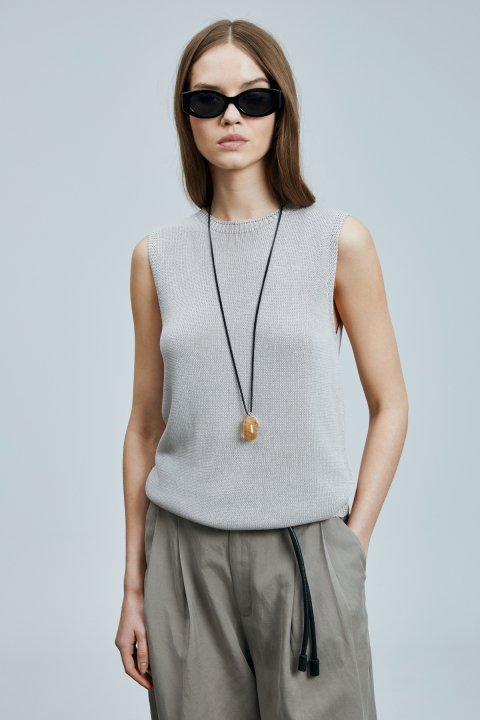 Ava Damen-Rayon-Pullover beige - LUFIAN