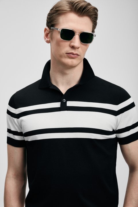Brando Herren Modal Blend Pullover Schwarz - LUFIAN