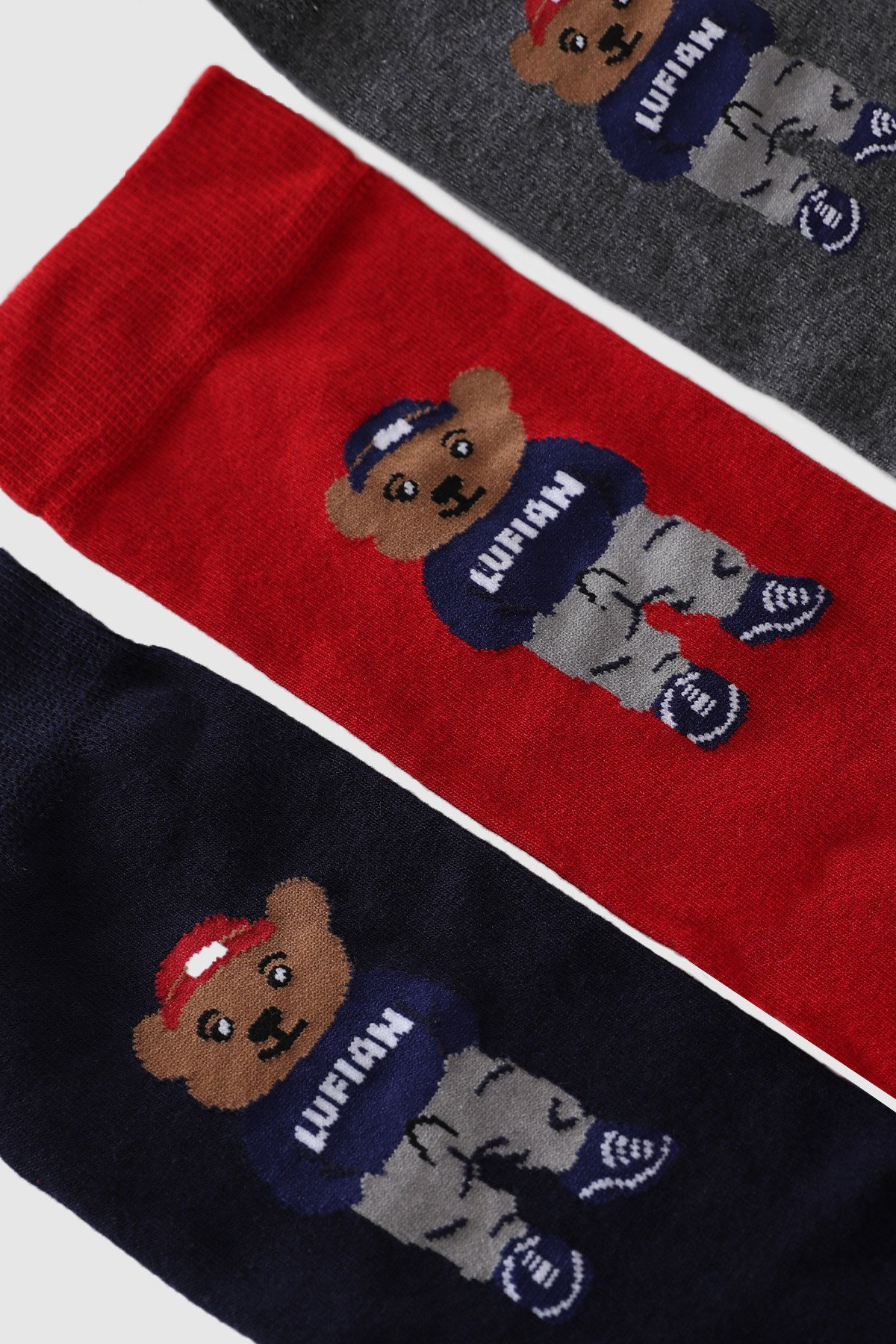 Bear Set aus 3 Herrensocken Standard - LUFIAN