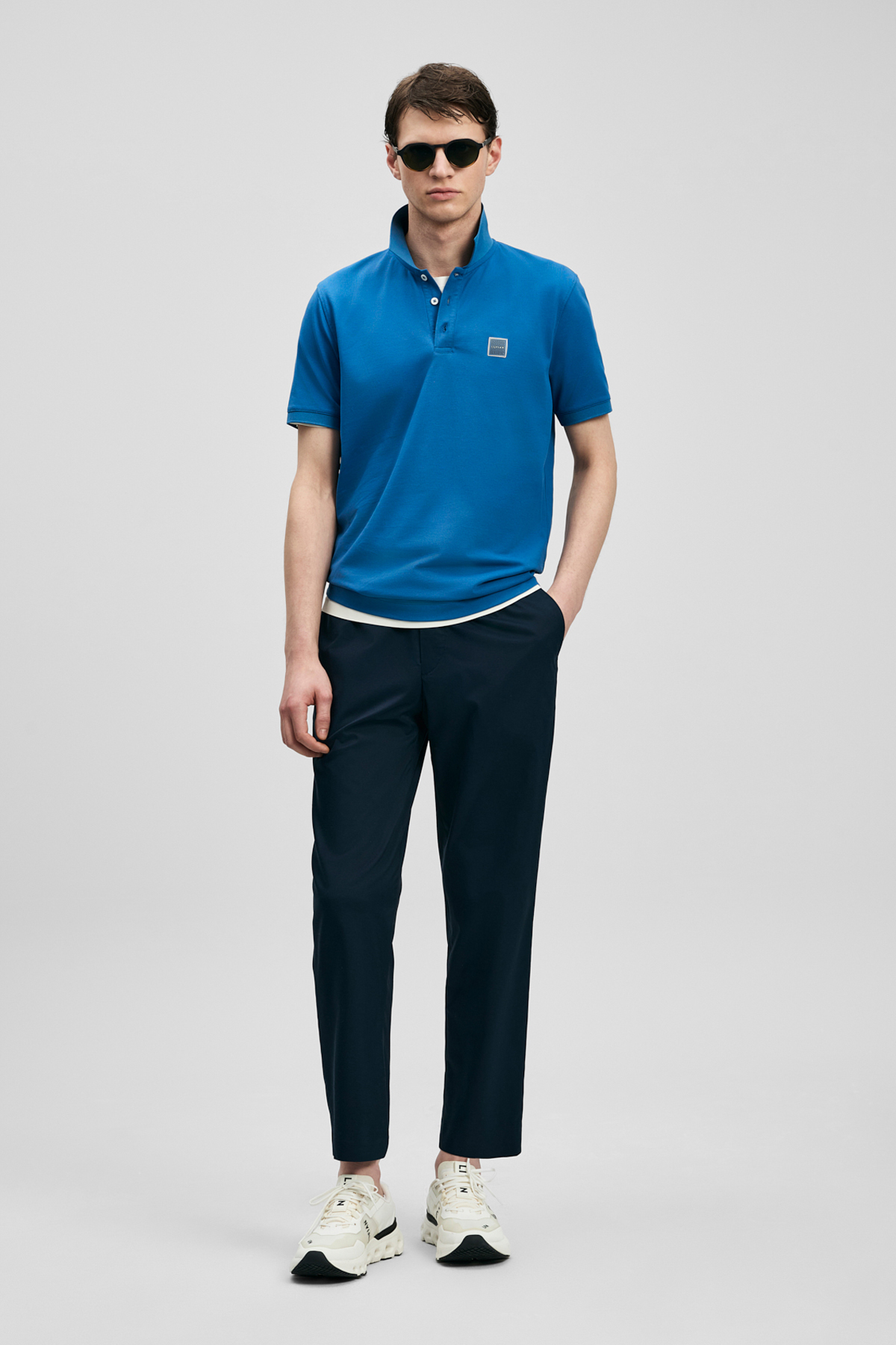Carter Smart Herren Polo T-Shirt Blau - LUFIAN (1)
