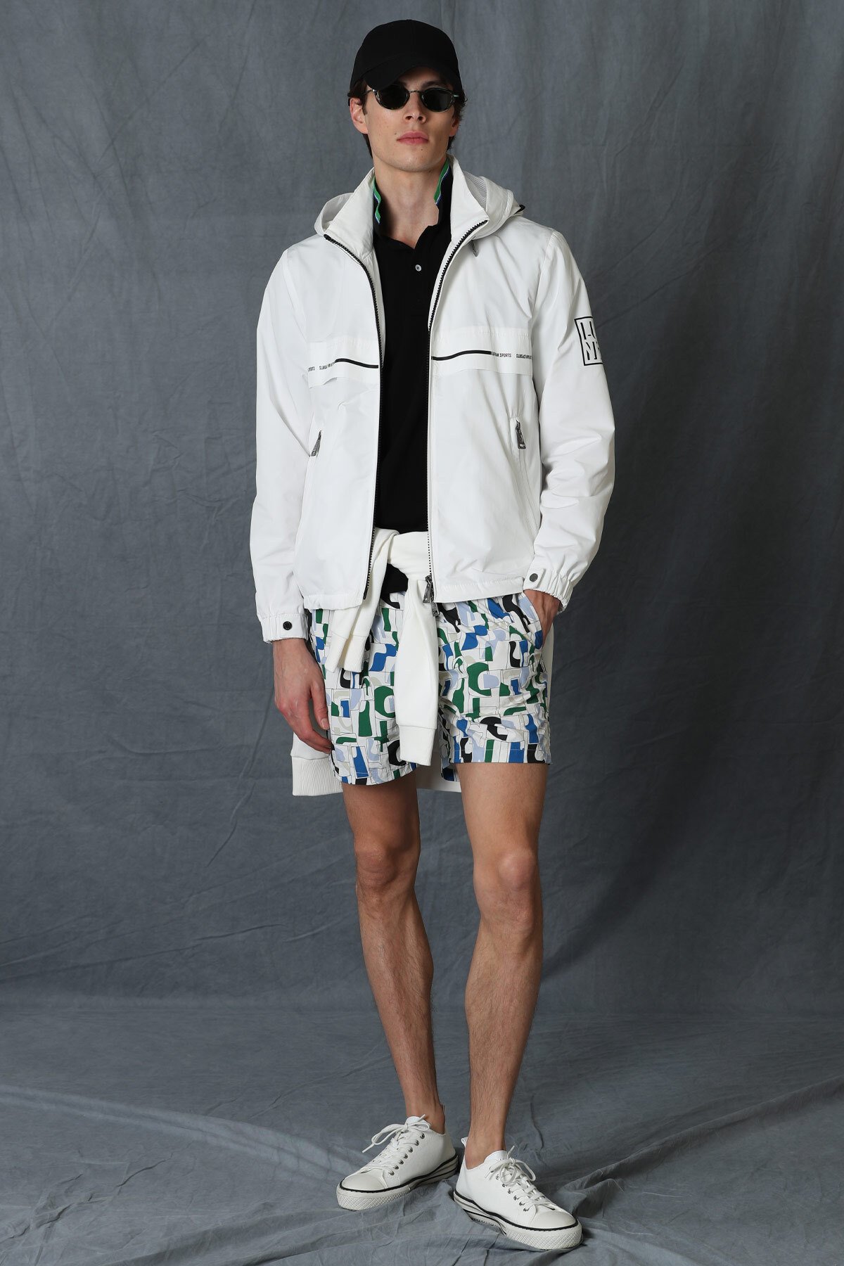 Charles Herren Schwimmshorts Blau - LUFIAN