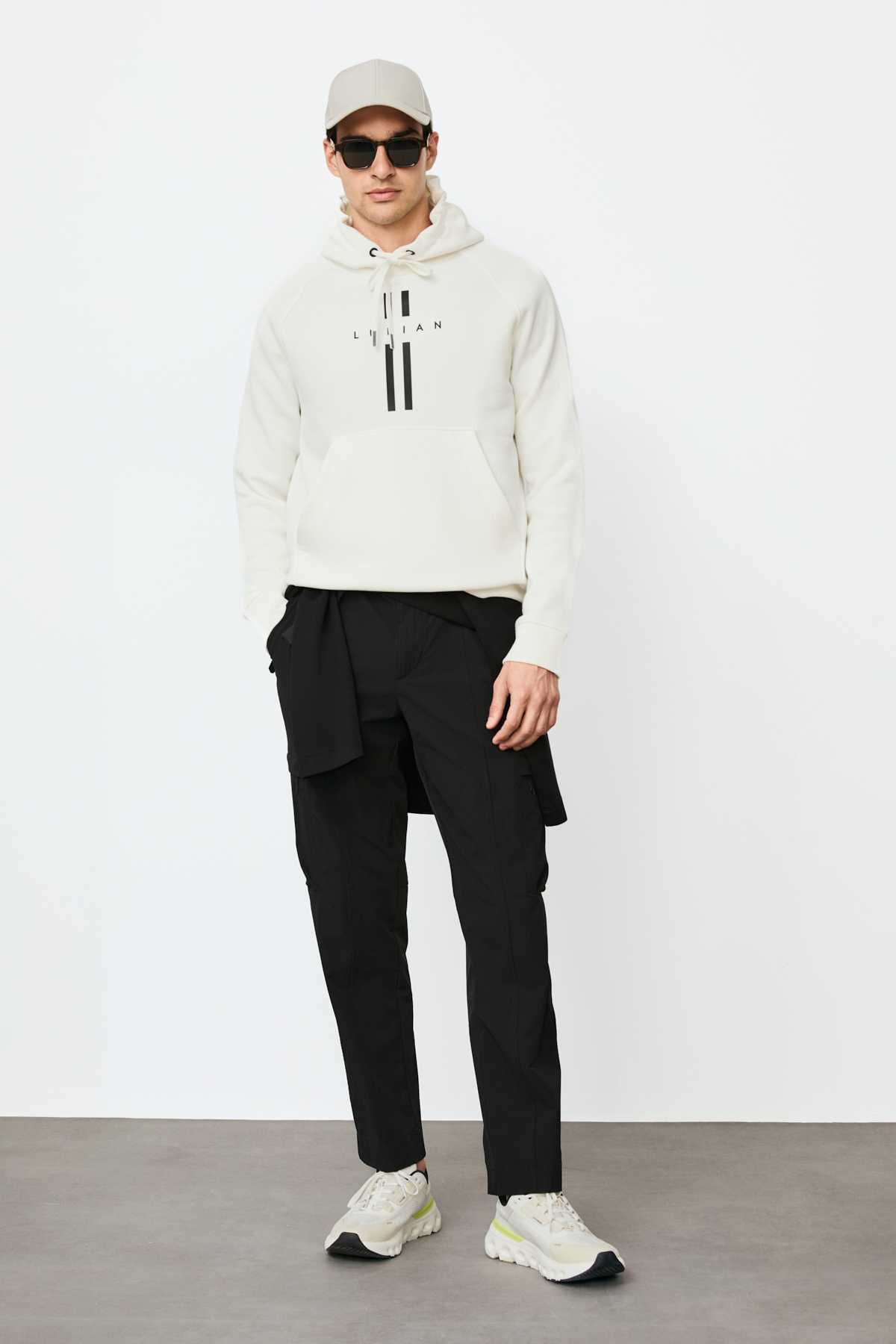 Decland Erkek Sweatshirt Kırık Beyaz - LUFIAN (1)