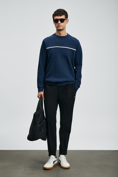 Cosmo Herren-Sweatshirt Marineblau - LUFIAN