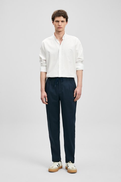 Danıel Herren-Basic-Hemd Regular Fit Weiß - LUFIAN