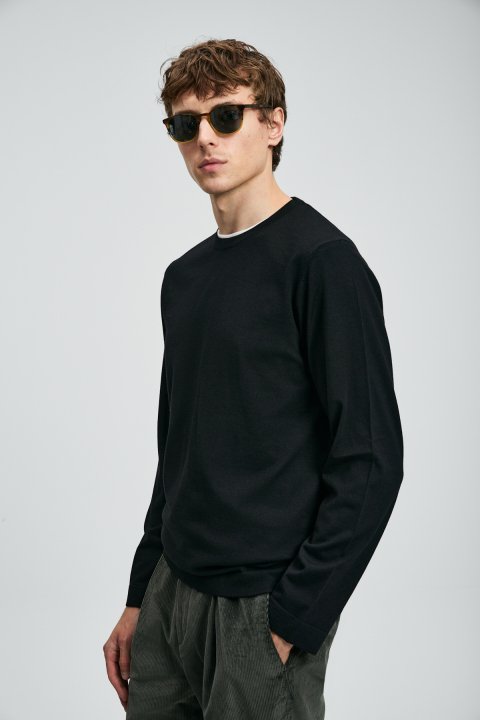 Dean Herrenpullover Schwarz - LUFIAN