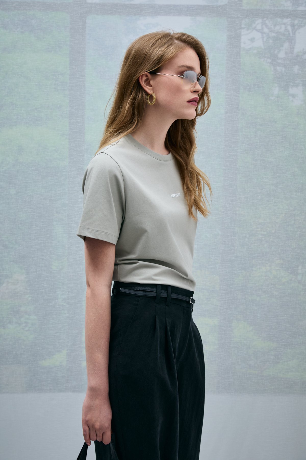 Dıdo Damen-T-Shirt mintgrün - LUFIAN