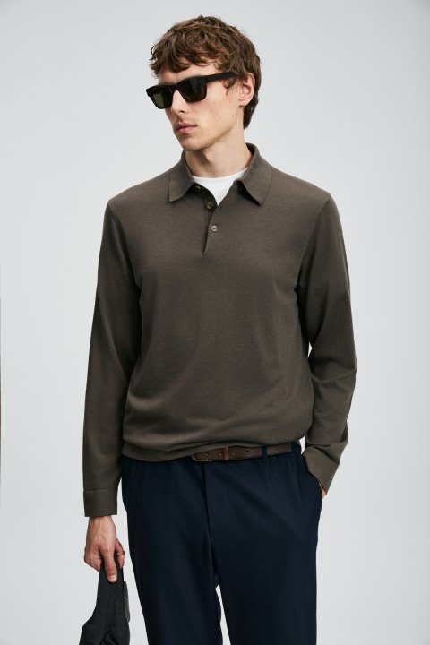 Donald Herrenpullover Hellbraun - LUFIAN
