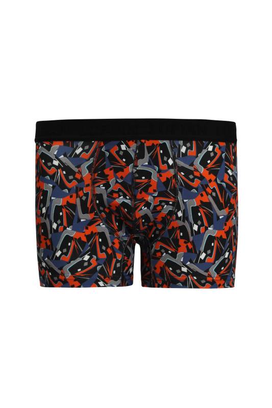 Dran Mens Cotton Boxer Orange - 1