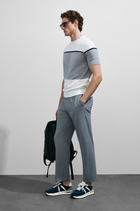 Enzo Herren Modal Blend Pullover Off White - LUFIAN