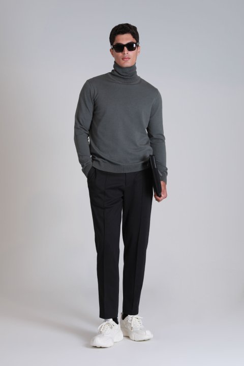 Soıl Herrenpullover Khaki - LUFIAN (1)