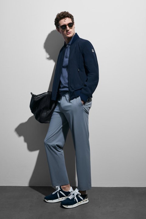 Fenrıc Schicke Herren-Chinohosen Slim Fit Grau - LUFIAN