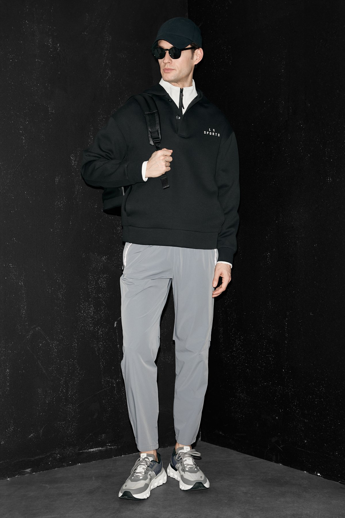 Flexor Herren-Jogginghosen grau - LUFIAN