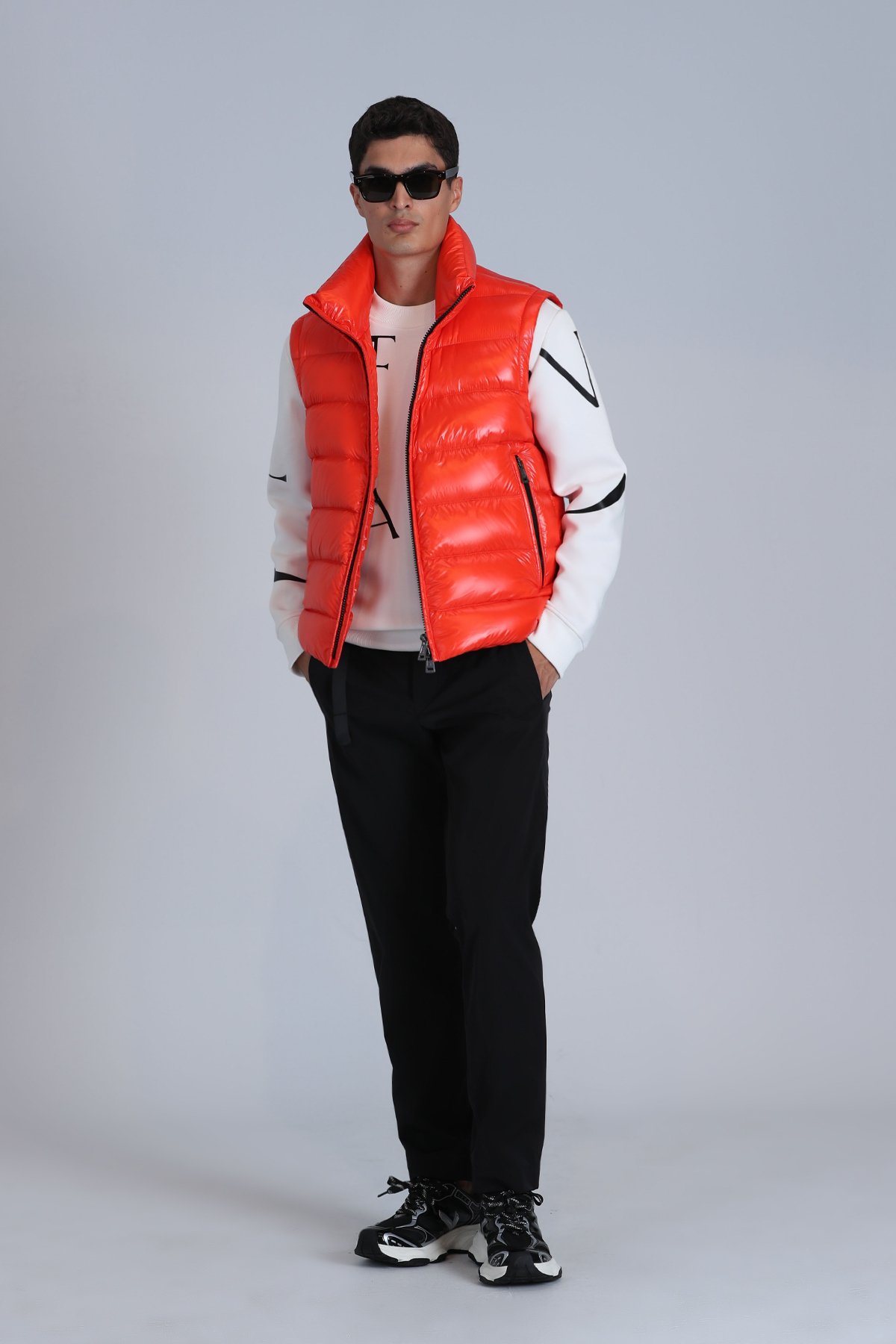 Frank Herren-Sweatshirt in Off-White - LUFIAN