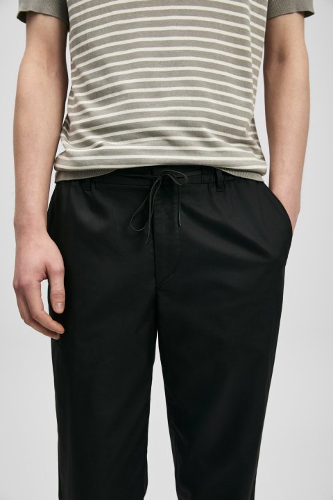 Glen Herren Beach Joggerhosen Slim Fit Schwarz - LUFIAN