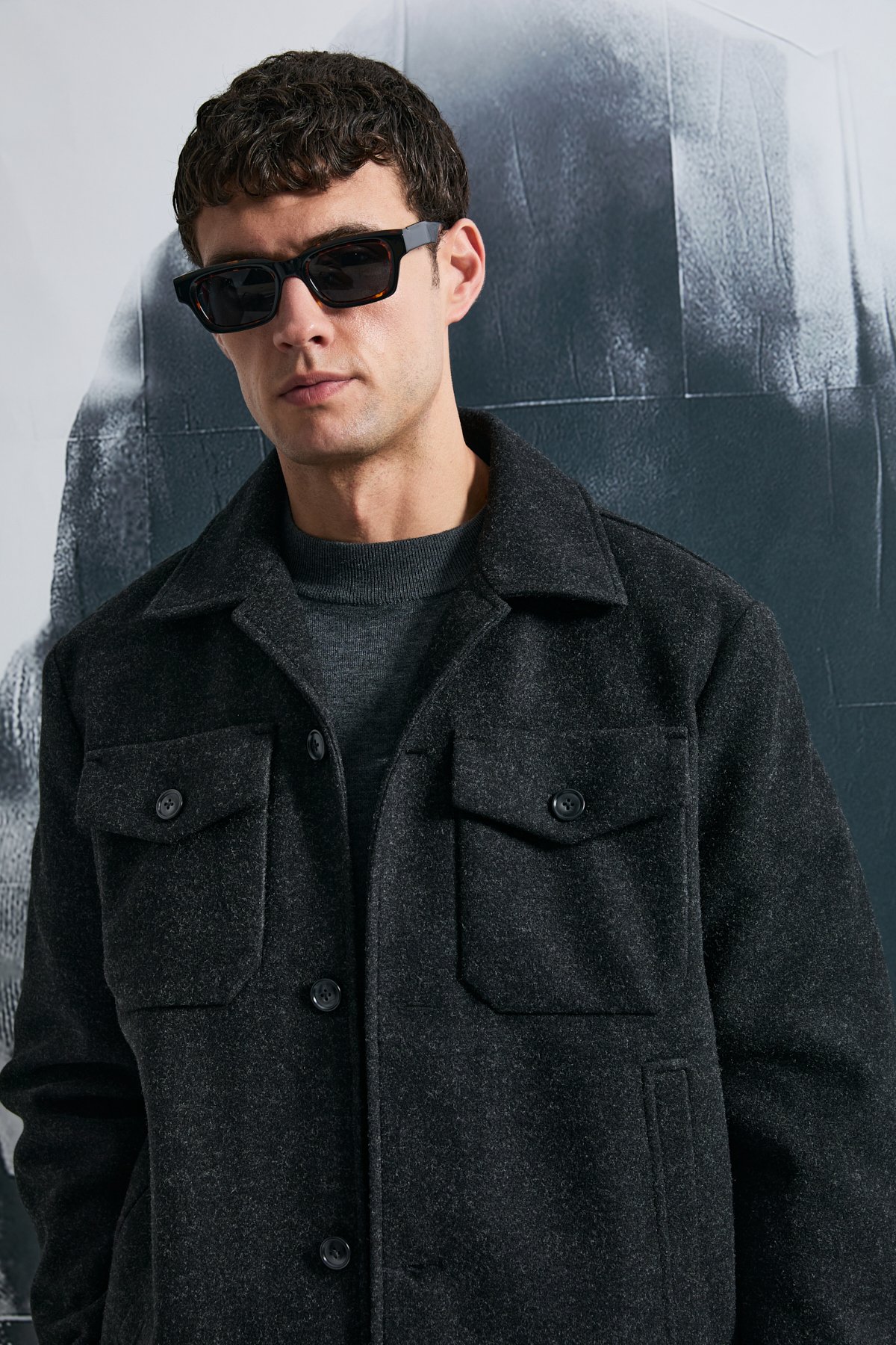 Good Herren Strickjacke Schwarz - LUFIAN