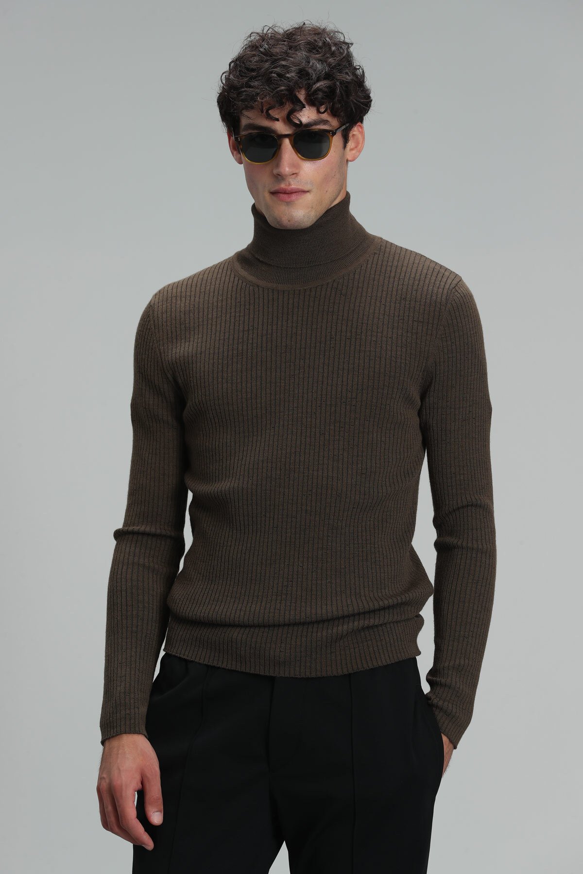 Grant Volles Fischer-Herren-Pullover Kamelhaare - LUFIAN
