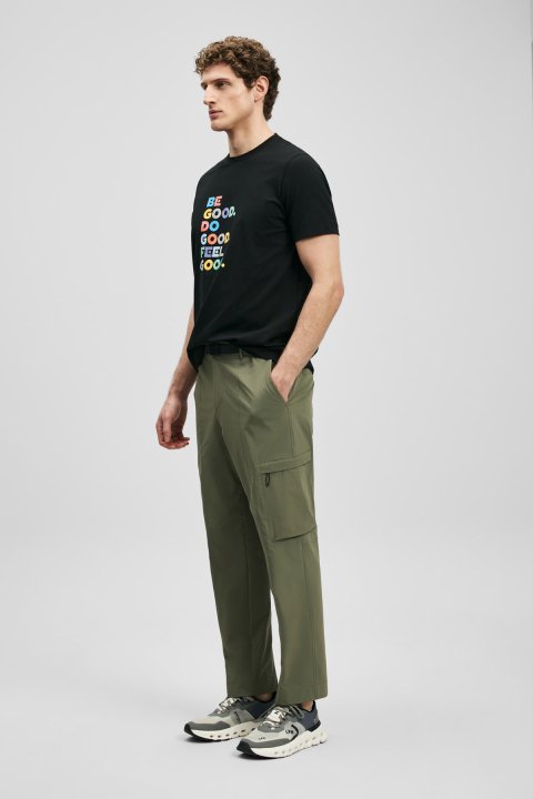 Good Modernes Grafik-T-Shirt Schwarz - LUFIAN (1)