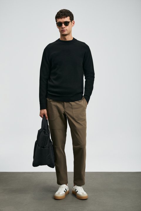 Herman Herrenpullover Schwarz - LUFIAN (1)