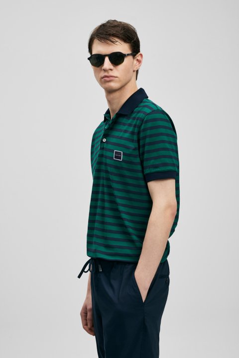 Icon Schickes Herren-Polo-T-Shirt grün - LUFIAN