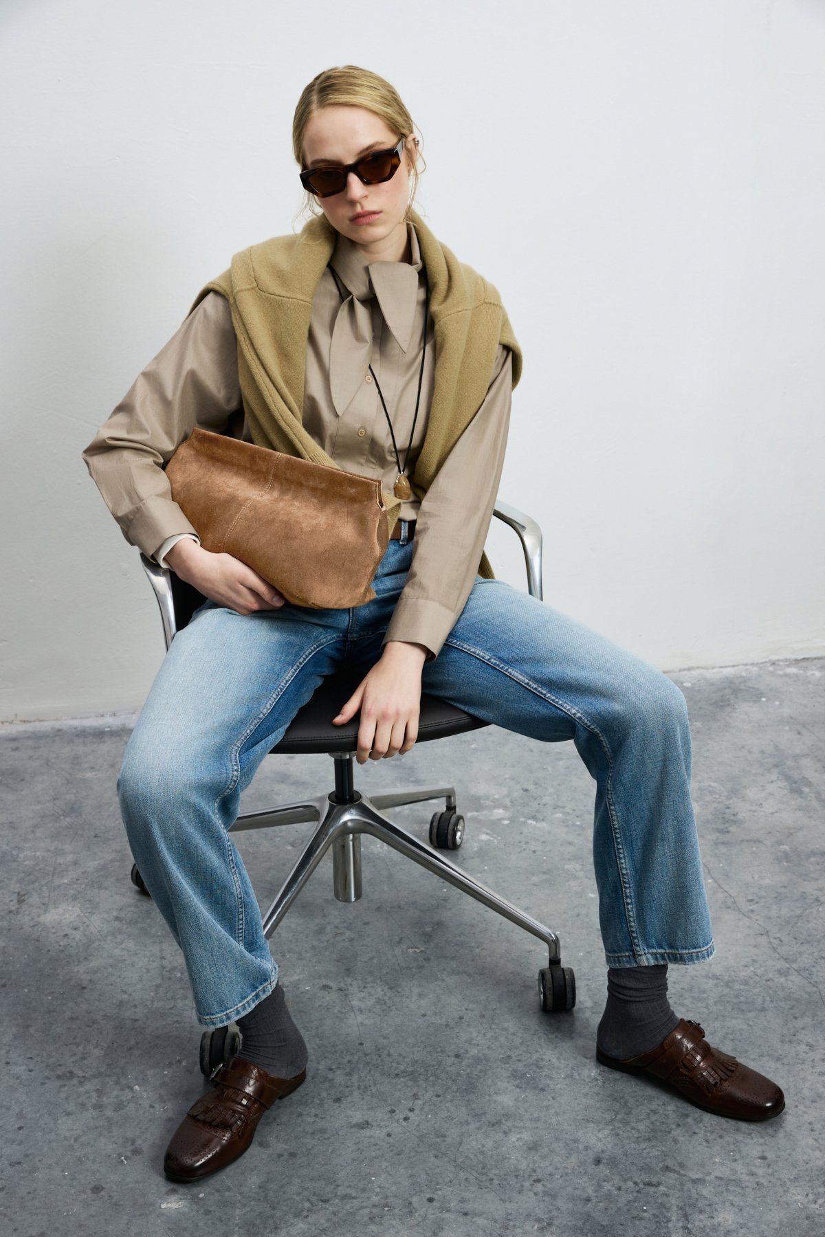 Kelly Damentasche Braun - LUFIAN
