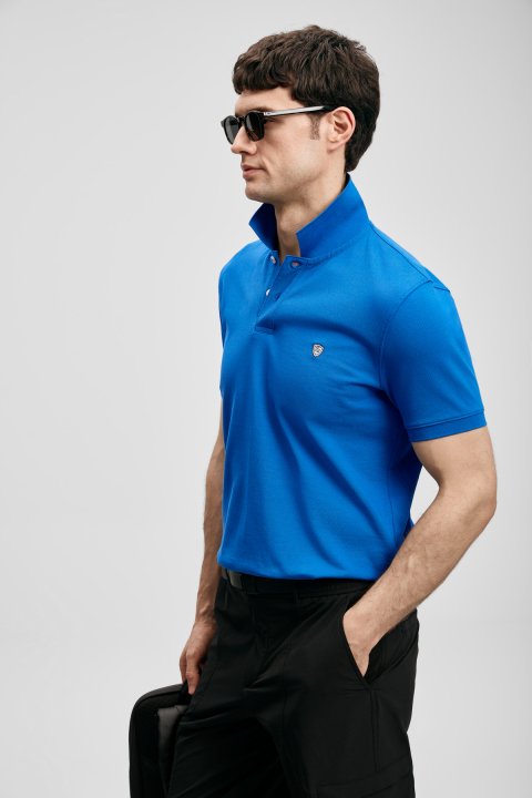 Laon Smart Herren-Poloshirt Königsblau - LUFIAN