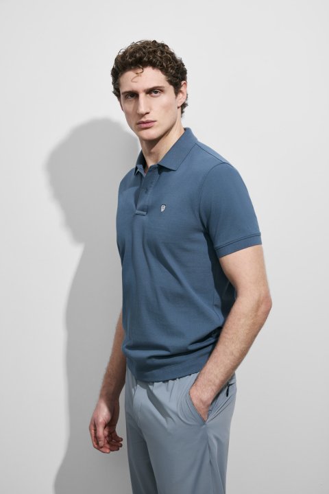 Laon Kluges Herren-Polo-T-Shirt Anthrazit - LUFIAN