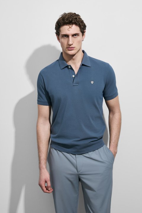 Laon Kluges Herren-Polo-T-Shirt Anthrazit - LUFIAN