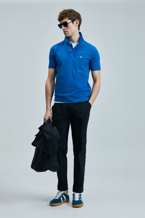 Laon Smarte Herren-Polo-T-Shirt-Saxophonen - LUFIAN (1)