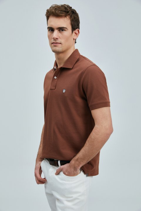 Laon Smarte Herren-Polo-T-Shirt-Fliesen - LUFIAN