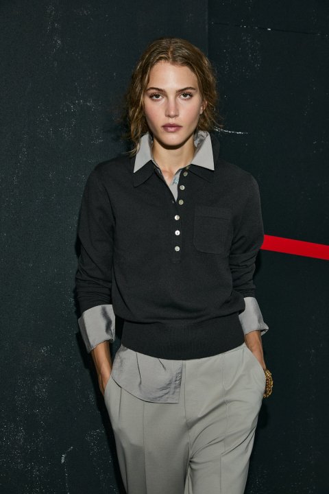 Laura Damenpullover Braun - LUFIAN