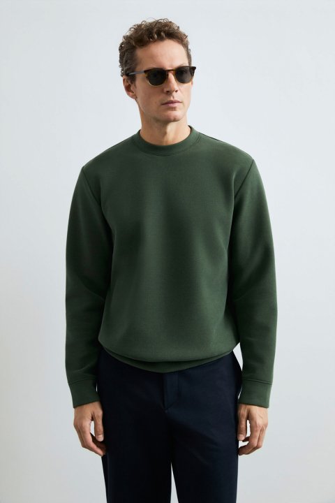 Logan Herren-Sweatshirt Grün - Lufian