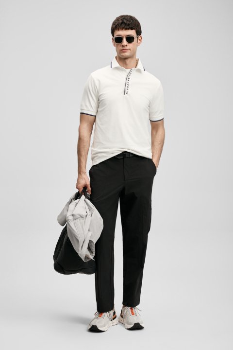 Lord Schickes Herren-Polo-T-Shirt in Off-White - LUFIAN (1)