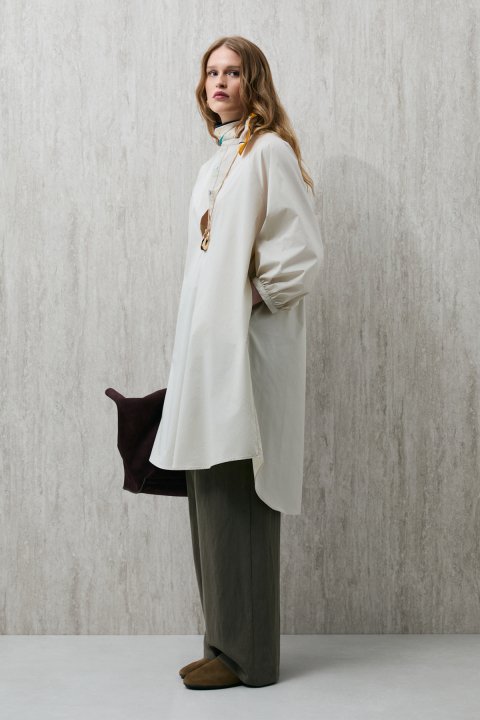 Mabel Damenkleid Beige - LUFIAN