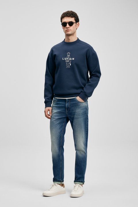 Max Smart Jeans Herrenhosen Slim Fit Blau - LUFIAN
