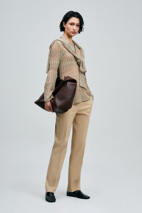 Mıra Damenhosen Beige - LUFIAN