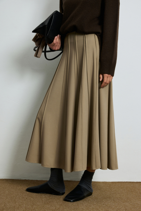 Molly Damenrock beige - LUFIAN