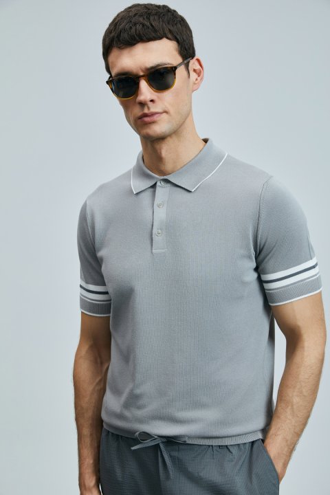 Noah Herren Modal Blend Pullover Grau - LUFIAN