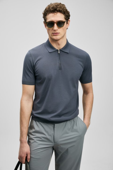 North Herren Modal Blend Pullover Grau - LUFIAN