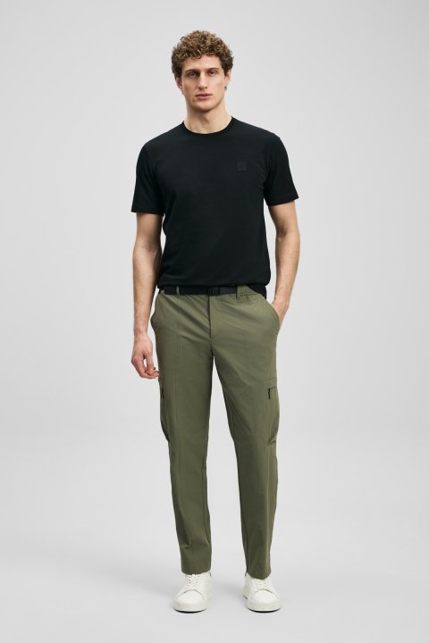 Pablo Herren-Basic-T-Shirt Schwarz - LUFIAN (1)
