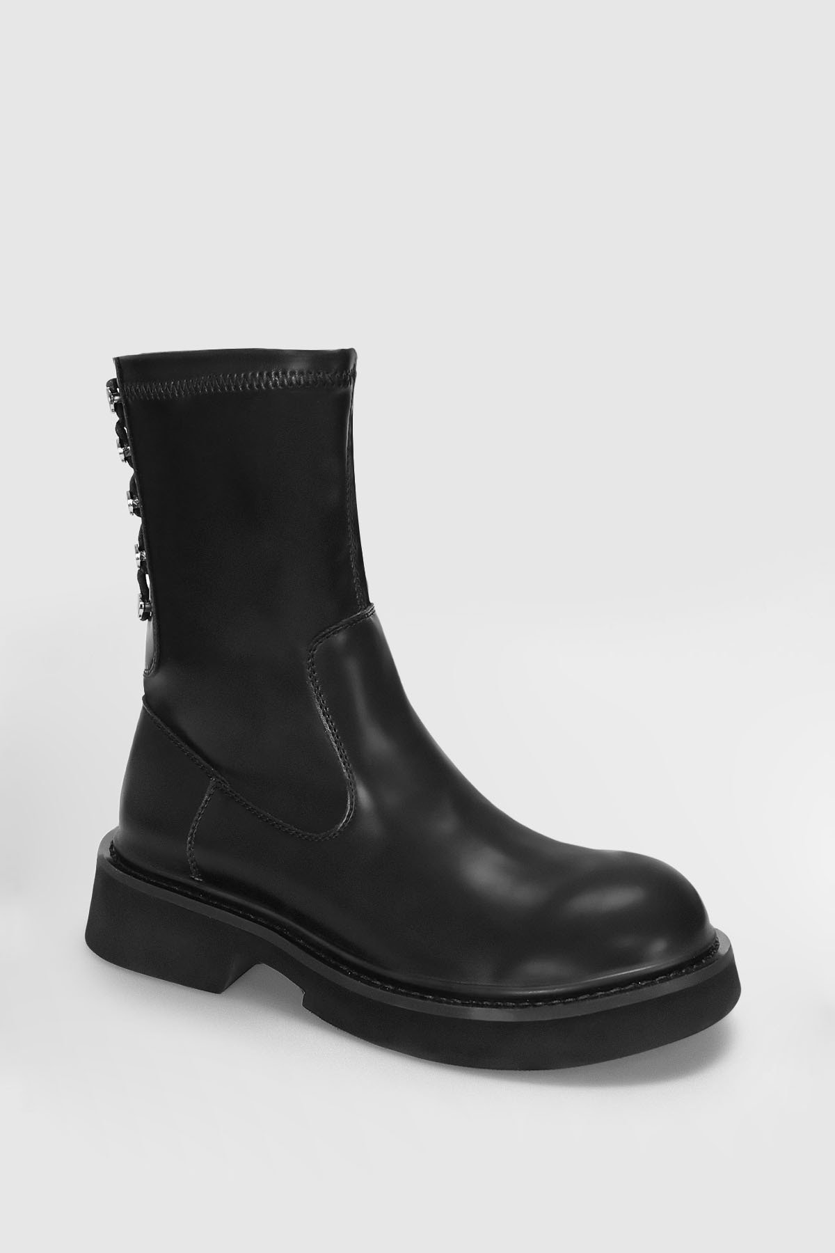 Petrıca Damenlederstiefel Schwarz - LUFIAN