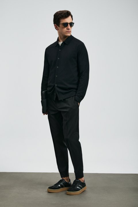 Pıto Joggerhosen Slim Fit Schwarz - LUFIAN