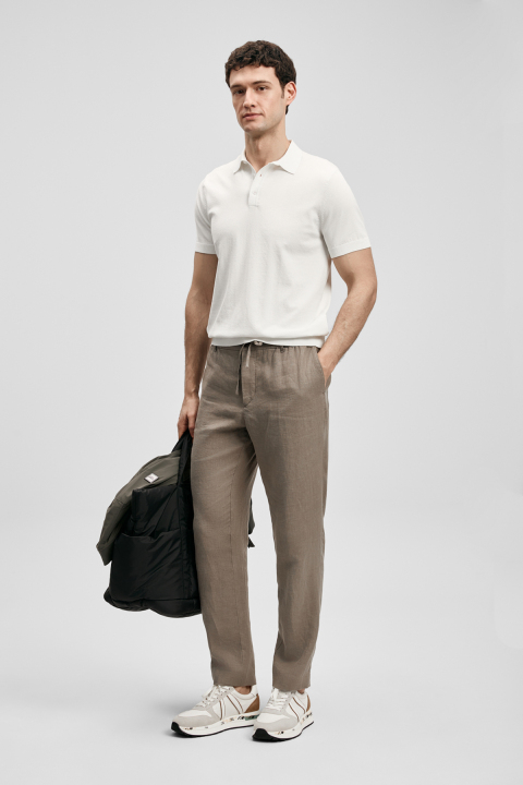 Derek Men's Modal Blend Sweater Off White - Lufian (1)
