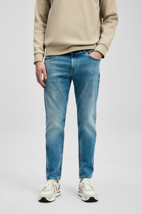 Derek Smart Jean Erkek Pantolon Slim Fit Açık Mavi - Lufian (1)
