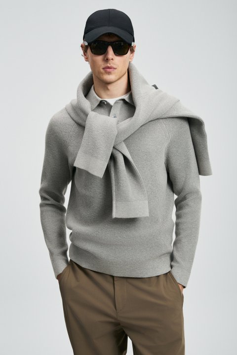 Rufus Herren-Pullover-Nerz - LUFIAN