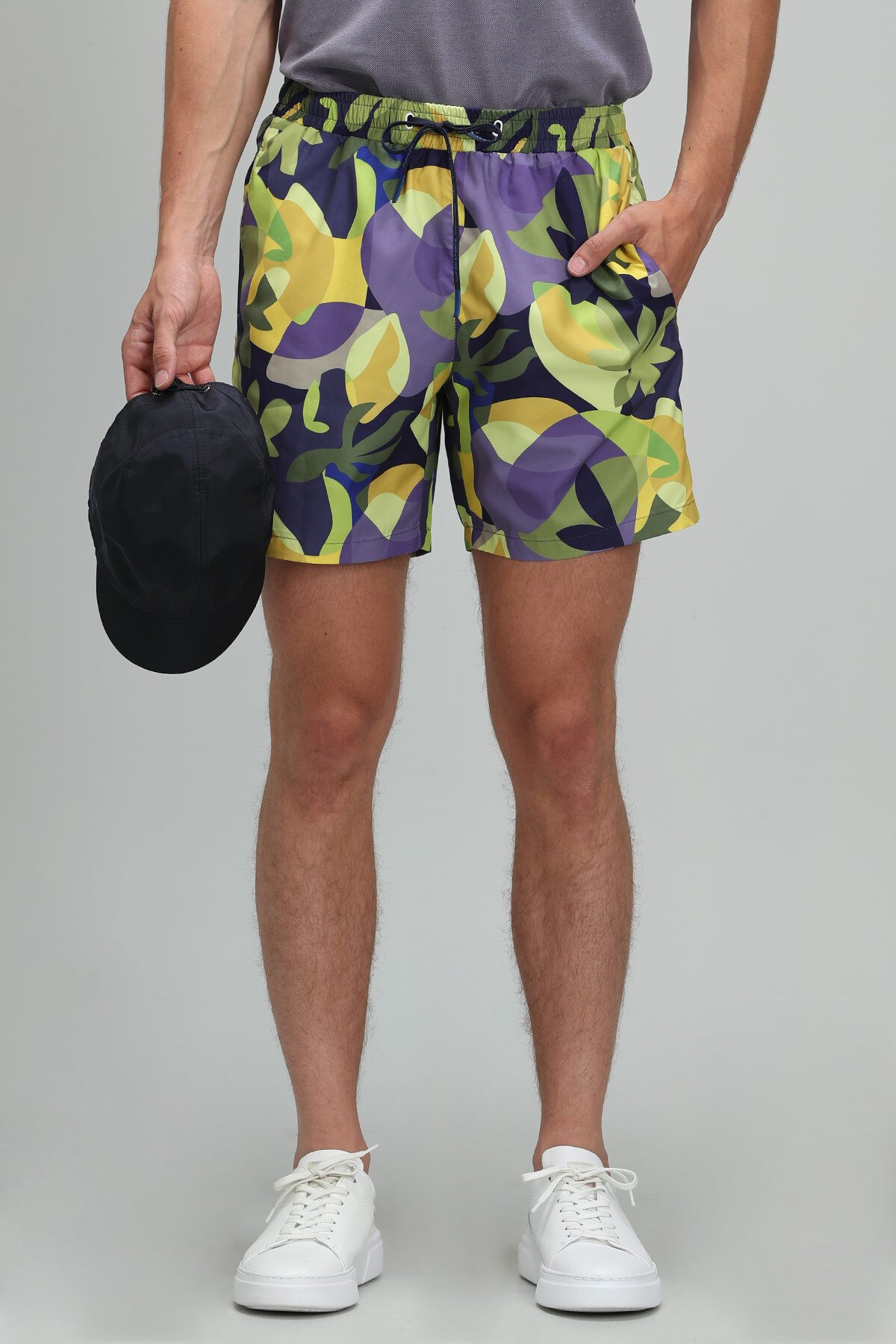 Nice Herren-Schwimmshorts Lila - LUFIAN (1)