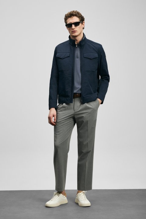 Scott Herrenmantel Marineblau - LUFIAN