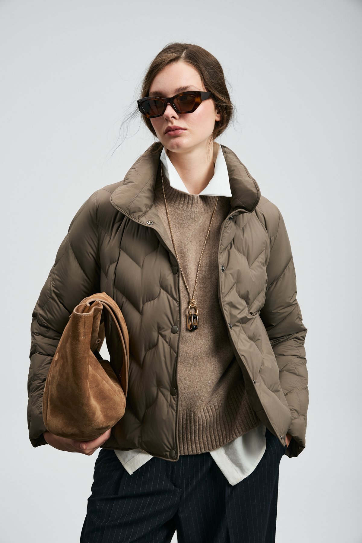 Kaztüyü Woman Coat Sand - Lufian (1)