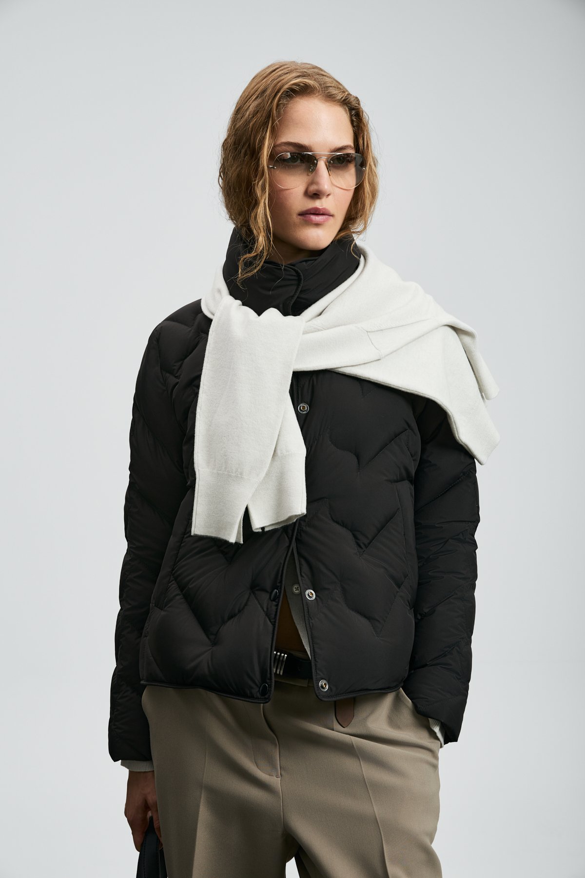 Kaztüyü Woman Coat Black - Lufian