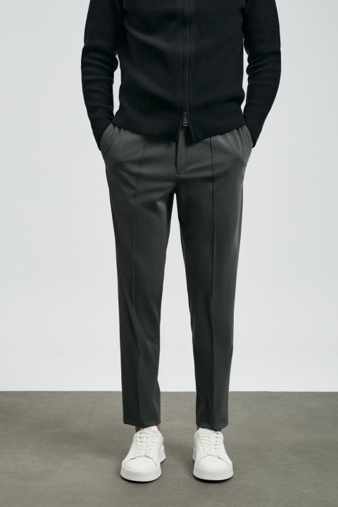 Sımon Schicke Herren-Chinohosen Slim Fit Grün - LUFIAN (1)