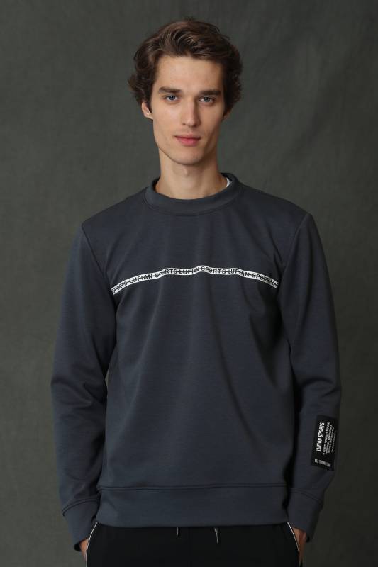 Sımple Male Sweatshirt Anthracıte - 1